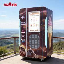 Máquina expendedora de helados compacta: diseño automático y eficiente en energía para pequeñas empresas